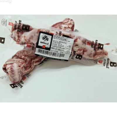 BAT05 西班牙Batalle Durco 100%純種杜洛克黑豚豬肋條(約300~600g/包，抽真空)會員價HK$216.00/kg(價格以過磅為準)